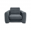 Надувное кресло Intex 66551, 224 х 117 х 66 см Черное Ужгород