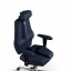Кресло KULIK SYSTEM NANO Экокожа с подголовником со строчкой Темно-синий (16-901-WS-MC-0213) Житомир