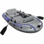 Четырехместная надувная лодка Intex EXCURSION 68324 до 400 кг Серый Луцьк