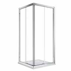 Душевая кабина KOLO GEO 90 см квадратная двери раздвижные прозрачное стекло серебряный блеск Reflex KOLO 560.122.00.3 Черновцы