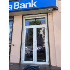 Двері вхідні штульпові 1400х2500 мм, монтажна щирина 70 мм, профіль WDS Ekipazh Ultra 70