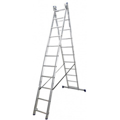 Алюминиевая двухсекционная лестница VIRASTAR DUOMAX 2x11 ступеней (VDL211) Херсон