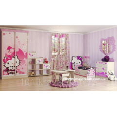Дитяче ліжко Hello Kitty + матрац 160х80х7 см Житомир