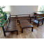 Комплект садовой мебели МАСТЕРОК термоясень 2 кресла+диван+столик для террасы и бассейна Херсон