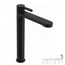 Смеситель для раковины высокий Devit Laguna Black 84X11110B матовый черный