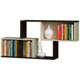 Полка навесная Эверест ПН-4 венге комби