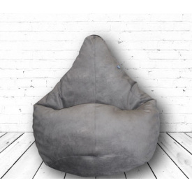 Кресло груша Tia-Sport Велюр 120х90 см серый (sm-0237-6)