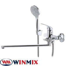 Смеситель для ванны длинный нос Winmix Аура Премиум Евро (Chr-006) Польша