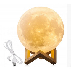 Светильник Луна UKC Magic 3D Moon Light Touch Control 15 см Белый (А-025) Житомир