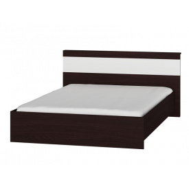 Кровать двуспальная Эверест Соната-1400 венге + белый