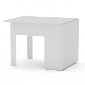 Раскладной стол книжка Компанит-1 альба (белый)