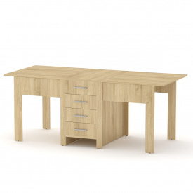 Раскладной стол книжка Компанит-3 дуб сонома