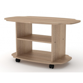 Стол журнальный Компанит Твист дуб сонома (12021)