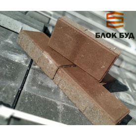Брусчатка "Кирпич" Коричневый 45 мм