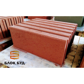 Бордюр червоний 60х200х500 мм