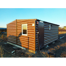 Лазня-будиночок з двох модулів 6х5 м
