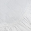 Наматрасник хлопковый с бортами стеганый Viluta 120x200х25 Ранфорс Белый Ужгород