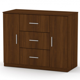 Комод Компанит 3+2 Орех экко (111х49х89 см)