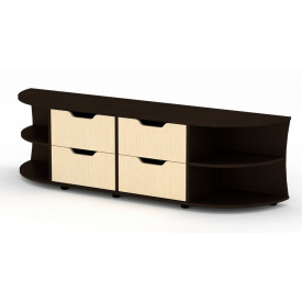 Тумба под телевизор Компанит Одесса венге комби