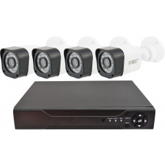 Комплект видеонаблюдения на 4 камеры видеорегистратор UKC 1080p Николаев