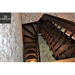 Изготовление деревянных лестниц в дом на второй этаж на больцах в тетиву Житомир