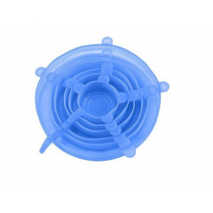 Набор силиконовых крышек для посуды Primo 6 штук Голубой (258530) Суми