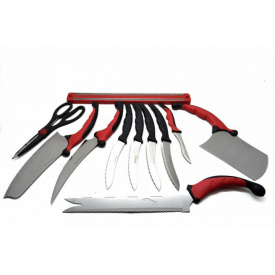 Набор ножей Contour Pro Knives Черно-красный (pr000270)