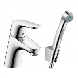 Смеситель для раковины Hansgrohe Focus E2 с гигиеническим душем 31926000