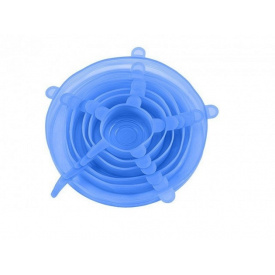 Набор силиконовых крышек для посуды Primo 6 штук Голубой (258530)