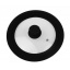 Крышка с силиконовым ободком Supretto Прозрачный с черным (56160011) Одеса