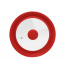 Крышка с силиконовым ободком Supretto Прозрачный с красным (56160007) Херсон