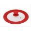 Крышка с силиконовым ободком Supretto Прозрачный с красным (56160007) Одеса