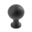 Мебельная ручка-кнопка GTV NORD черная (GZ-NORD-1-20M) Кропивницький