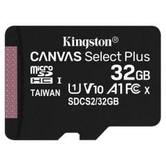 Карта памяти Kingston 32GB microSDHC Canvas Select Plus 100R A1 C10 (SDCS2/32GBSP) Львов