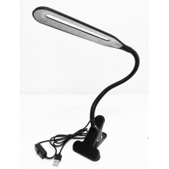 Лампа JL 24 LED светодиодная на прищепке от USB LED 206 Черный Ровно