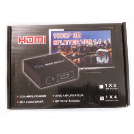 Сплиттер HDMI SWITH 4K Adapter 4в1 Black (vi019-hbr)