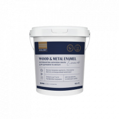 Акриловая эмаль Kolorit Wood and Metal Enamel полуматовая 0.9, C Львів