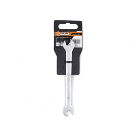 Ключ ріжковий Polax CrV DIN 3110 Satin finish 8*9 мм (25-055)