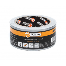 Скотч клейкая лента Polax универсальная армированная сверхпрочная 50 мм х 25 м (101-008)