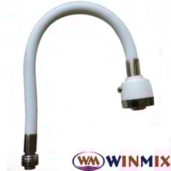 Гусак силіконовий гнучкий Winmix White (білий) дворежимний Ирпень