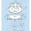 Ванна Triton (Тритон) Сабіна в зборі з лицьовою панеллю 1600x1600x680 см Одеса