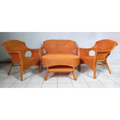 Комплект плетенной мебели Cruzo Лавеа из ротанга софа кресла столик Херсон