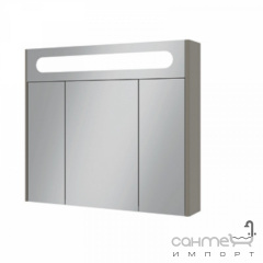 Зеркальный шкафчик с LED-подсветкой Mirater Alant 80 серый Запоріжжя