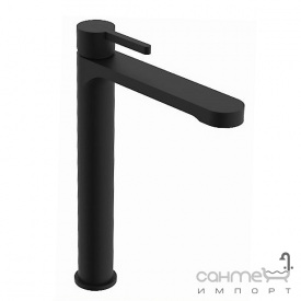 Смеситель для раковины высокий Devit Laguna Black 84X11110B матовый черный