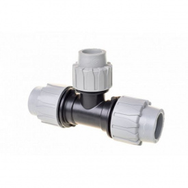 Тройник редукционный ПНД COS 50x40x50 мм