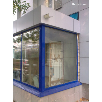 Алюминиевые входные двери из профиля марки Schüco (Германия), Aluron (Польша), Framex (Украина) от производителя в Киеве.