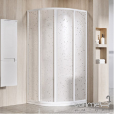 Душевой уголок раздвижной Ravak Supernova SKCP4-80 195 Polystyrene pearl белый