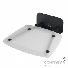 Сидение для ванной комнаты Ravak Ovo B II B8F0000059 Clear/Black Киев