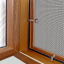 Внутренняя антимоскитная сетка на окна (на креплениях) Коричневая 80 40 Днепр