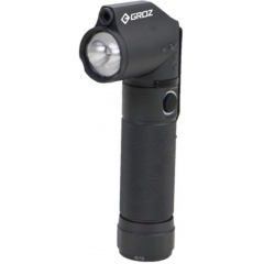 Ручной светодиодный фонарик с лазером, ультрафиолетом и магнитом LED-170, 300 люмен Groz 55074 Луцьк